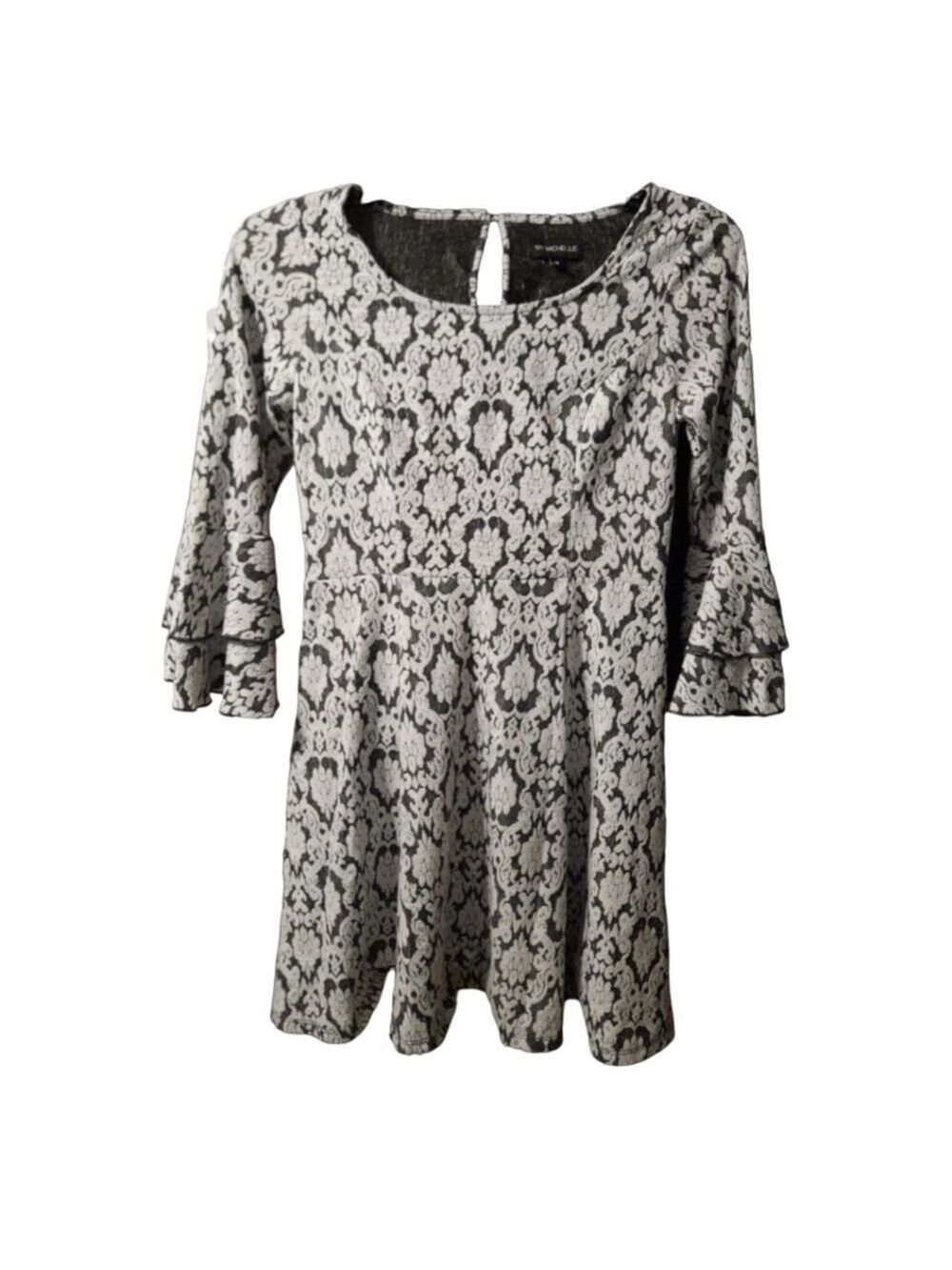 My Michelle Dress Size Medium Black and White